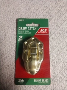 Ace 2-7/8" Draw Tight Catch Bright Brass 5300272 - Picture 1 of 2