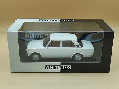 1/24 Fiat 124 Blanc 1970 Whitebox ref: WB124230 - Photo 1/2