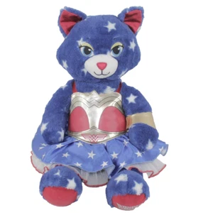 Build-A-Bear Workshop DC Comics Wonder Woman Cat & Dress 17 inch Plush w/Tag - Picture 1 of 12