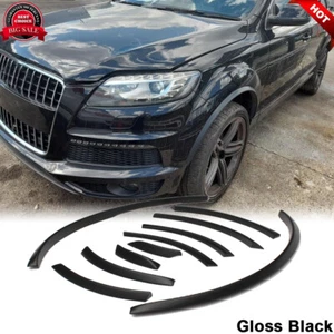 For Audi Q7 S Line RSQ7 2006-2015 Gloss Black Fender Flares Cover Wheel Arch Lip - Bild 1 von 12