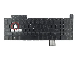 ASUS TUF GAMING F15 FX507 LAPTOP US ENGLISH KEYBOARD 0KNR0-6910US00 *NO KEYCAP* - Picture 1 of 2