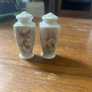 Vintage Blumen Salz & Pfeffer Set Japan - Bild 1 von 8
