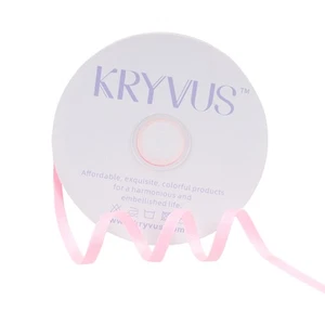 Kryvus Pearl Pink Band, Ripsband 1/4 Zoll x durchgehend 50 Yards, P... - Bild 1 von 6