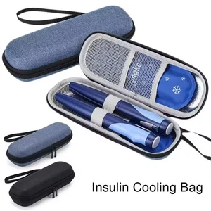 Estuche de viaje portátil para refrigerador de insulina de actualización para medicamentos para diabéticos bolsa de enfriamiento - Imagen 1 de 17