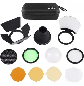 Kit accessori Godox AK-R1 per fotocamera Godox V1 testa rotonda flash e Godox H200R - Foto 1 di 8