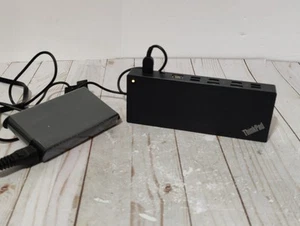 Lenovo ThinkPad Hybrid USB-C W/ USB-A Dock With Power Supply DUD9011D1 - Picture 1 of 15