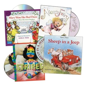 Kaplan Early Learning Just Image Books and CDs - Set of 4 - Foto 1 di 5