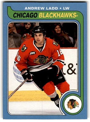 2008-09 O-Pee-Chee '79-80 Retro Andrew Ladd #217 Chicago Blackhawks - Image 1 of 2