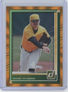 Paul Skenes Orange Laser 2025 Donruss #29 #/299 - Picture 1 of 2