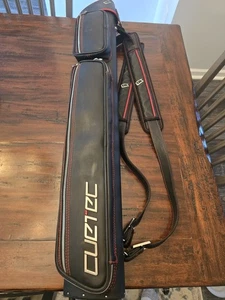 Estuche rígido Cuetec 2x4 Pro Line - negro con borde rojo - Imagen 1 de 9