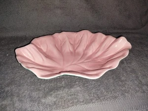 Vintage Cemar Clay Products California Art Pottery Leaf Dish #610-M, Fruit Bowl - Picture 1 of 4
