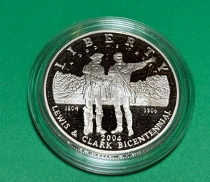 2 - 2004-P Lewis and Clark Commemorative Silver Dollars (2) Proof - Picture 1 of 4