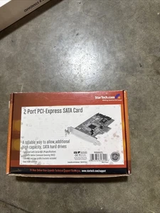 New StarTech.com 2 Port PCIe SATA II Controller Card - Picture 1 of 4