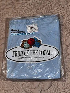 3er Pack Fruit of the Loom Herren Boxershorts Gr. 34 Vintage 1976 Made in USA NEU - Bild 1 von 5