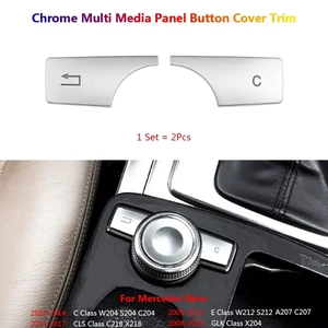 For Mercedes Benz CLS W204 W212 W164 C218 X204 Car Multimedia Switch Cover Trims - Bild 1 von 9
