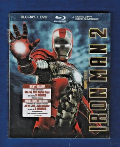 Iron Man 2 Blu-ray + DVD Movie - Picture 1 of 2