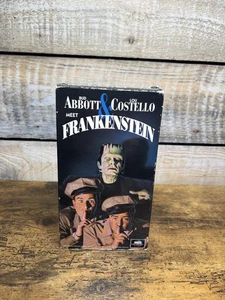 Abbott & Costello Meet Frankenstein VHS comedia de terror Bela Lugosi Lon Chaney Jr - Imagen 1 de 5