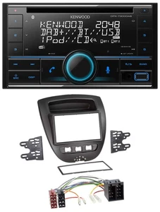Kenwood CD 2DIN DAB USB MP3 Bluetooth Autoradio für Citroen C1 Toyota Aygo Peuge - Bild 1 von 7