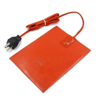 300W 110V Car Engine Oil Pan Heater Engine Oil Heater Silicone Heater 6" x 8" - Imagem 1 de 4