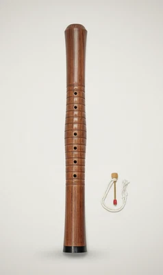 Pro Thai Pi Nai Double-Reed Oboe | Handmade Burmese Padauk Wood Flute Instrument - Image 1 of 4