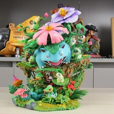 US ! ! 33cm Forest Group Grass Type Venusaur PVC Figure Statue Model Gift 1PC - Image 1 of 4