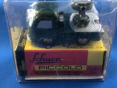 1:90 SCHUCO PICCOLO Lkw Modellauto MERCEDES BENZ L319 Scheinwerferwagen 1:90 OVP - Image 1 of 4