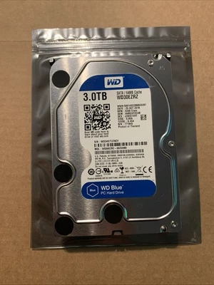 Disco duro PC SATA 6Gb/s 3,5" Western Digital WD30EZRZ WD Azul 3 TB 5400 RPM, PROBADO Foto 1 de 4