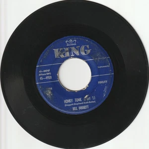 Bill Doggett - Honky Tonk Vintage 7" Vinyl 45 RPM Record Single 1956 - Imagen 1 de 2