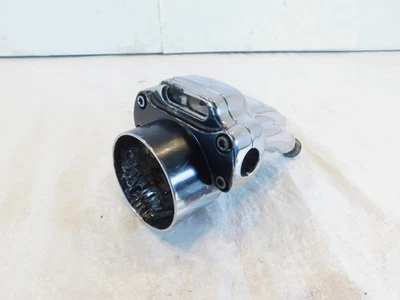 Soporte elevador de manillar cromado personalizado Harley Davidson Sportster 883 1200 Foto 1 de 4