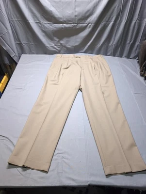 Pantalones de vestir de lana Lauren Ralph Lauren para hombre 40x32 pantalones comodidad total plisados Foto 1 de 4