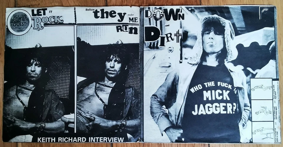 Rolling Stones Keith Richards Down and Dirt  7" EP - Image 1 of 3