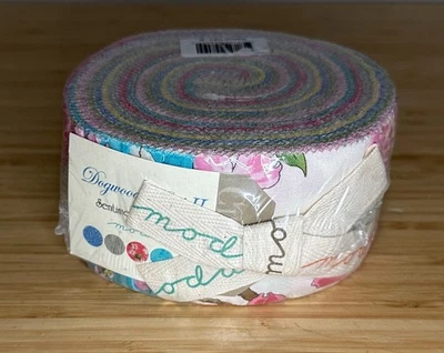 Moda Fabric Supplies "Dogwood Trail II" Sentimental Jelly Roll NEW quilt vintage - Image 1 of 4
