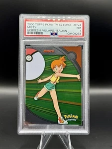 Misty Holo Foil Topps Pokémon TV S2 2000 Vintage Euro Hero’s & Villains Italian  - Picture 1 of 2