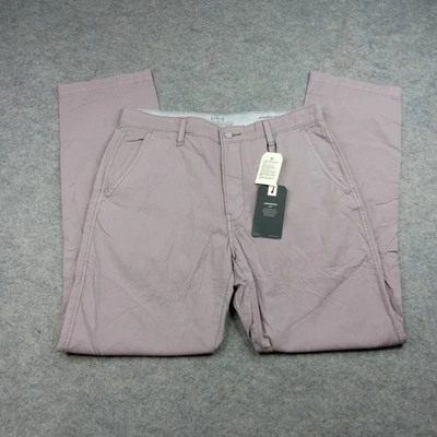 Levis Chino Pants Men 32x34 XX Mauve Authentic Relax Lightweight Cotton Office* - Image 1 of 4