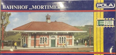 POLA EURO LINE #741 STATION (BAHNOF,, MORTIMER ) HO SCALE BRAND NEW - Image 1 of 4