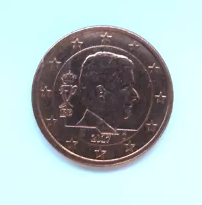 PIECE 5 cent euro BELGIQUE de 2017, Roi Philippe - Photo 1/2