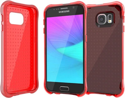 Funda Ballistic Galaxy S6 de seis caras, 6 pies con certificación de prueba de caída, roja Foto 1 de 4