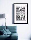 A4 Poster Print Song Lyrics Foo Fighters