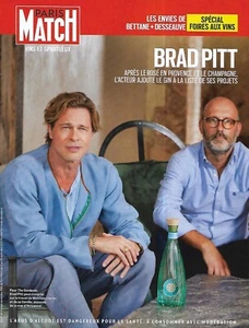 PARIS MATCH supplément n°3880 14/09/2023 Spécial Vins & spiritueux: Brad Pitt - Imagen 1 de 1