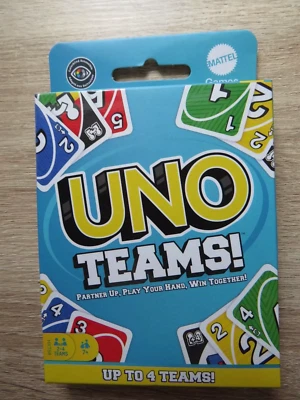 New UNO TEAMS! Partner Up, Play Your Hand, Win Together Up to 4 Teams! FAST SHIP - Image 1 of 4