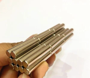 Wholesale 6mmx30mm Strong Rare Earth Neodymium Round Cylinder Magnets 6x30mm N50 - Picture 1 of 4