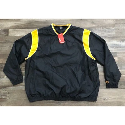 Chaqueta estilo béisbol Rawlings 3XL negra y amarilla manga larga para hombre nueva con etiquetas Foto 1 de 4