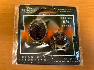 Disney Evil Queen Designer Collection Midnight Masquerade Pin Set 5/6 Limited - Picture 1 of 4