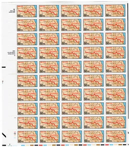 Scott #2747 Oregon Trail Mormons Sheet of 50 Stamps - MNH - Picture 1 of 2