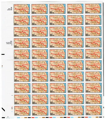 Scott #2747 Oregon Trail Mormons Sheet of 50 Stamps - MNH - Image 1 of 2