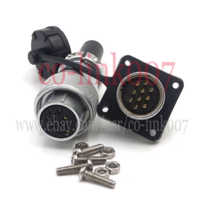 WEIPU WS20 12Pin Screw Type Panel Adapter Aviation Industrial Power Connector - Image 1 of 4