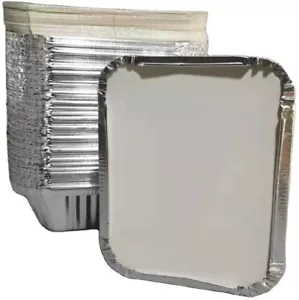 Alufolie Lebensmittelbehälter und Deckel 100 Nr.2 perfekt für Zuhause & Mitnehmen - Bild 1 von 15