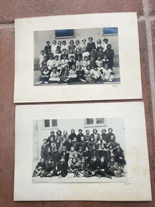 Couple Old Photographs Scolaresche Year 1924/1925 - Picture 1 of 2