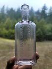 Old Lavender Leroy, New York Bottle! Antique Kemp's Balsam Throat & Lungs Cure!