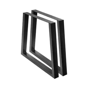 Artiss 2x Coffee Dining Table Legs Industrial Vintage Bench Metal Trapezoid 71CM - Picture 1 of 7